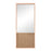 Atlas Lighting Latham Wall Mirror, Natural