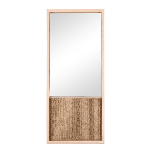 Atlas Lighting Latham Wall Mirror, Natural