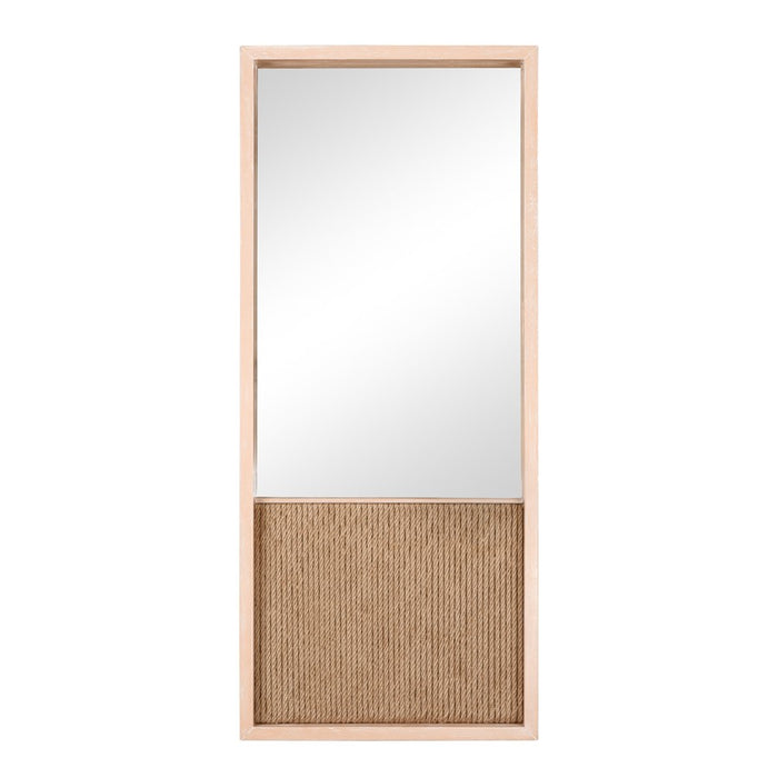 Atlas Lighting Latham Wall Mirror, Natural