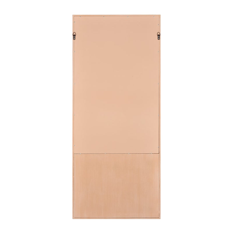 Atlas Lighting Latham Wall Mirror, Natural