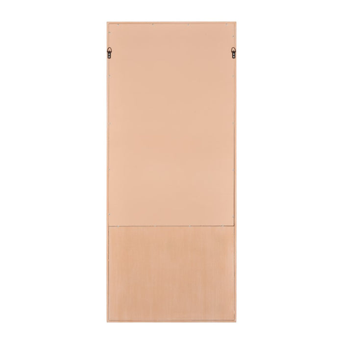 Atlas Lighting Latham Wall Mirror, Natural