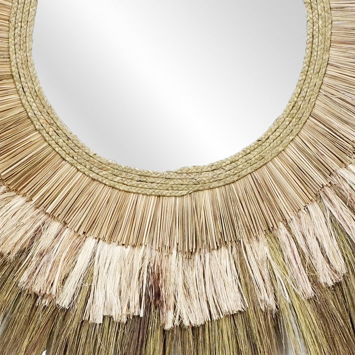 Atlas Lighting Laurent Wall Mirror, Natural