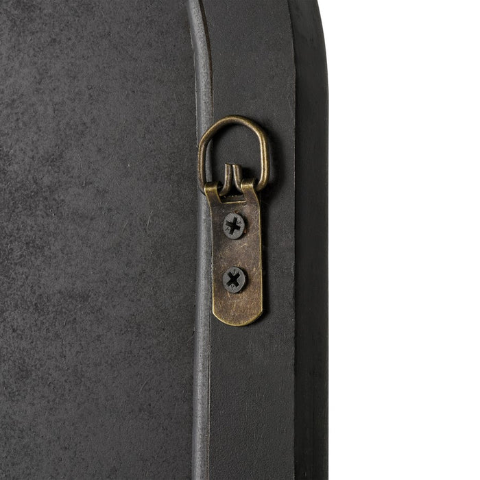 Atlas Lighting Lise Wall Mirror, Aged Black