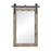 Atlas Lighting Los Olivos Wall Mirror, Small, Graywash