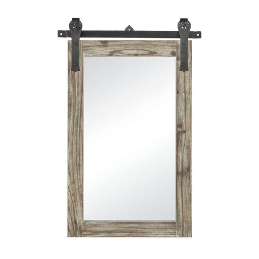 Atlas Lighting Los Olivos Wall Mirror, Small, Graywash