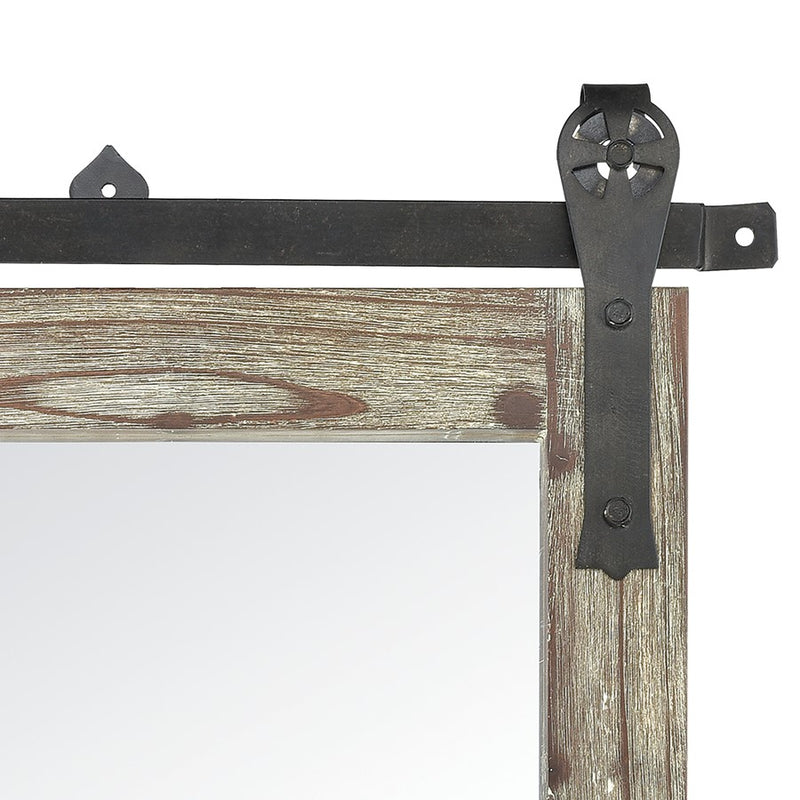 Atlas Lighting Los Olivos Wall Mirror, Small, Graywash