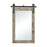Atlas Lighting Los Olivos Wall Mirror, Small, Graywash