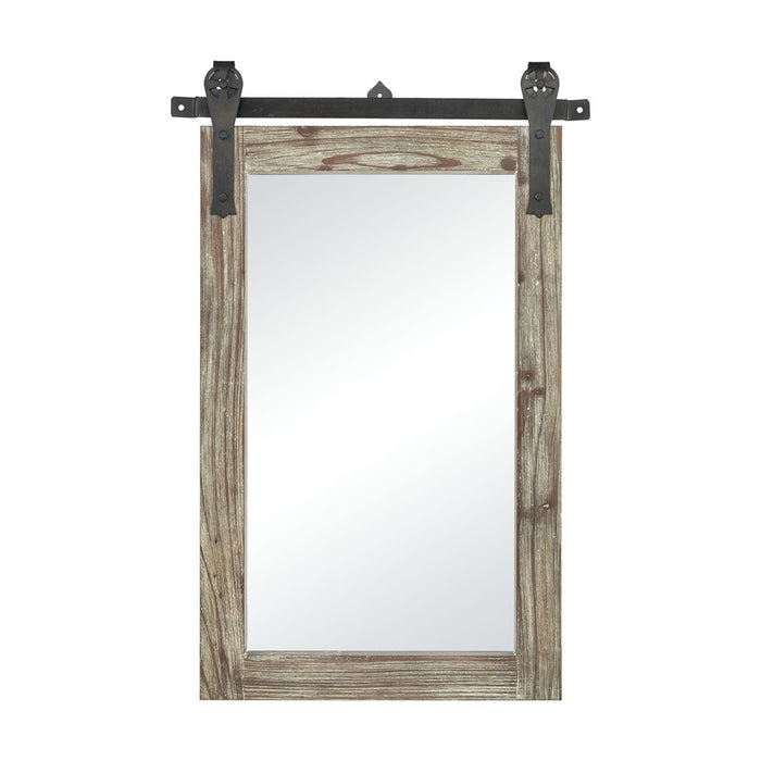 Atlas Lighting Los Olivos Wall Mirror, Small, Graywash