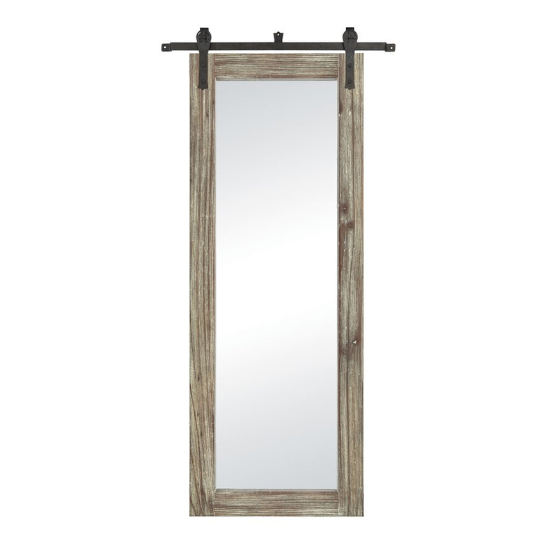 Atlas Lighting Los Olivos Wall Mirror, Large, Graywash