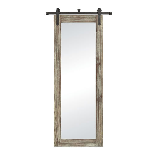 Atlas Lighting Los Olivos Wall Mirror, Large, Graywash