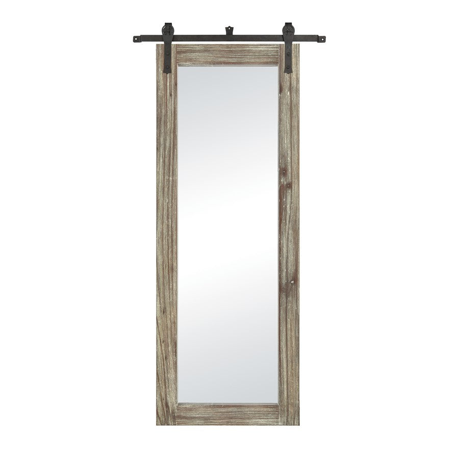 Atlas Lighting Los Olivos Wall Mirror, Large, Graywash
