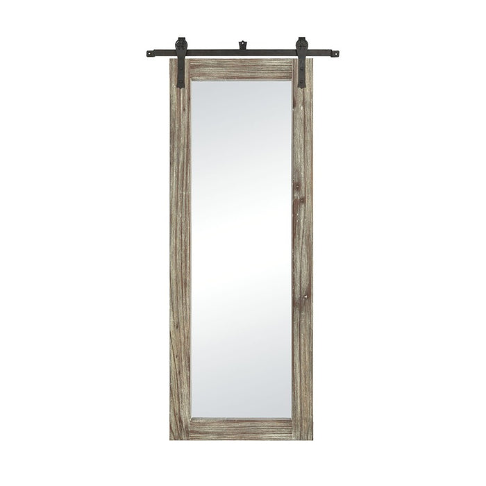 Atlas Lighting Los Olivos Wall Mirror, Large, Graywash