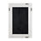 Atlas Lighting Marla Wall Mirror, White
