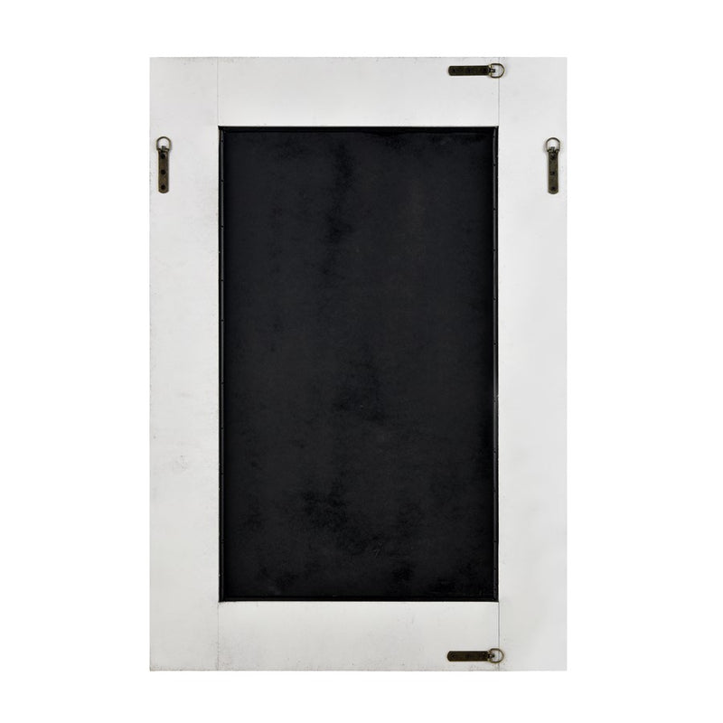 Atlas Lighting Marla 38in Wall Mirror | White Wood Composite Frame | Entryway & Bedroom Accent | 26.5 x 1.75 x 38.75 in | Model MI11063-01