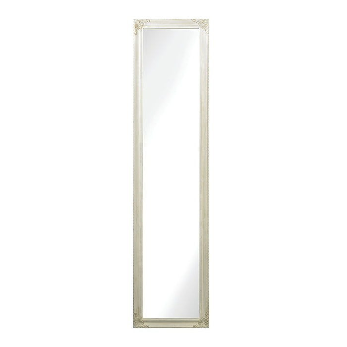 Atlas Lighting Masalia Floor Mirror, Antique White
