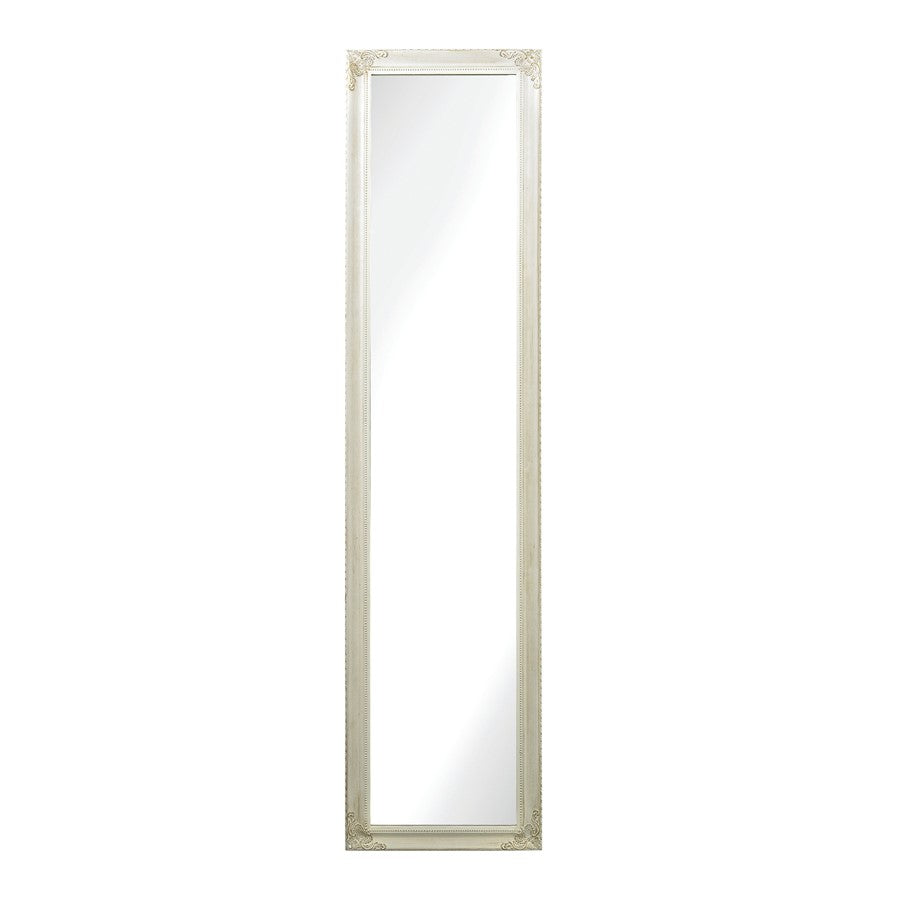 Atlas Lighting Masalia Floor Mirror, Antique White