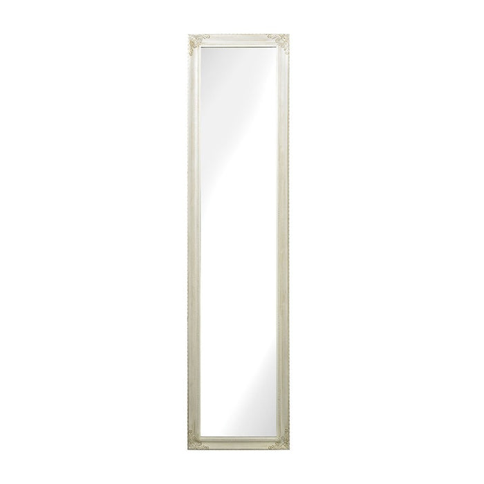 Atlas Lighting Masalia Floor Mirror, Antique White