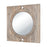 Atlas Lighting Nollen Wall Mirror, Weathered Brown