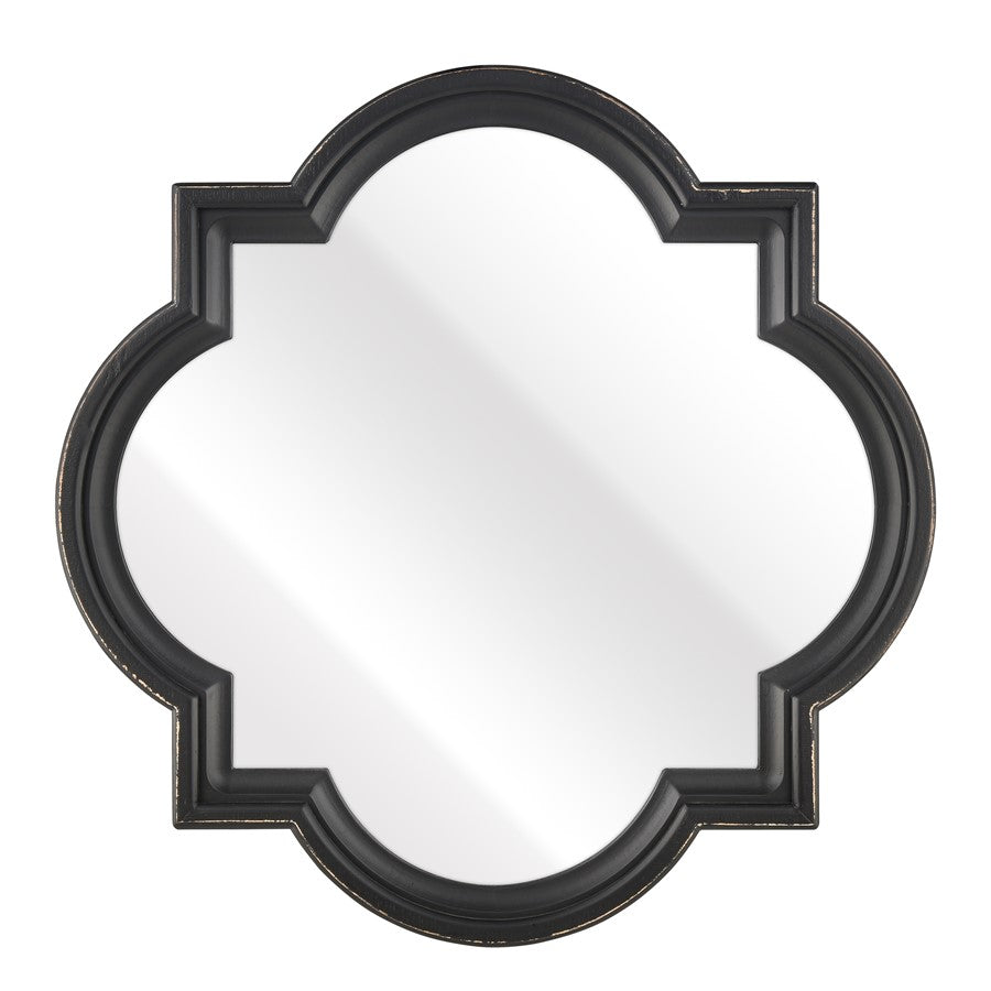 Atlas Lighting Ogee Mirror, Black