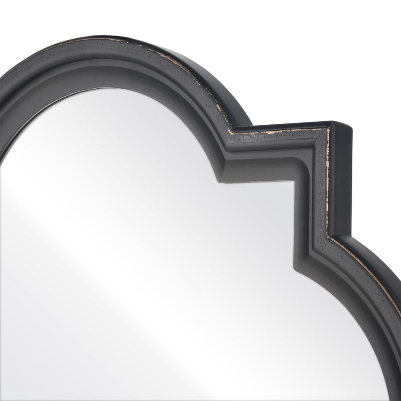 Atlas Lighting Ogee Mirror, Black