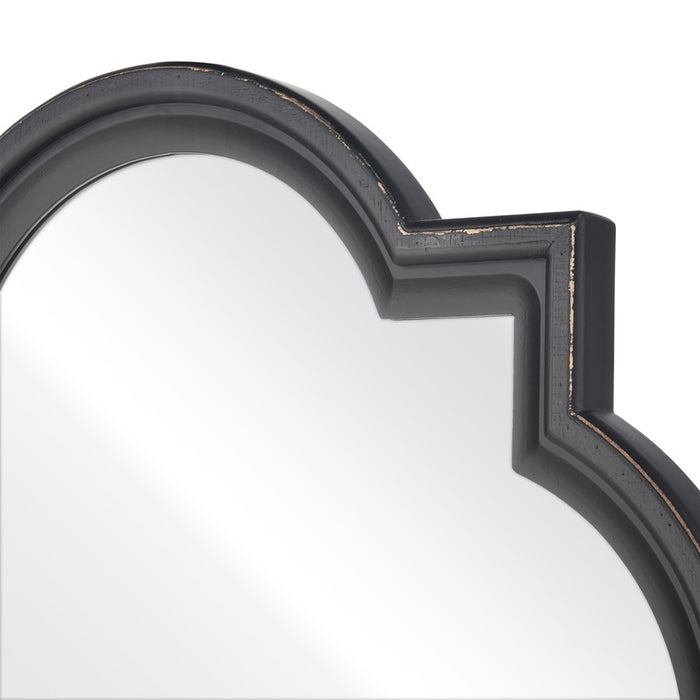 Atlas Lighting Ogee Mirror, Black