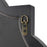Atlas Lighting Ogee Mirror, Black
