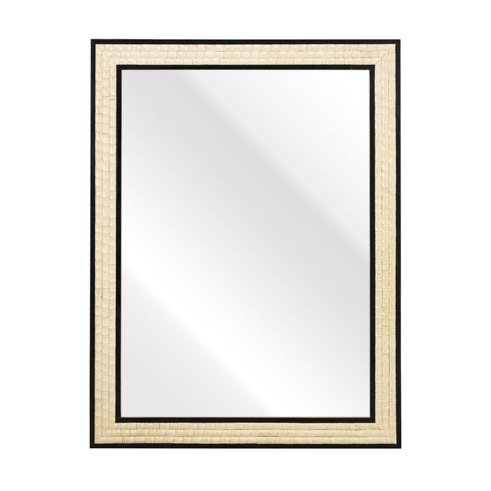 Atlas Lighting Sana Mirror, Ivory