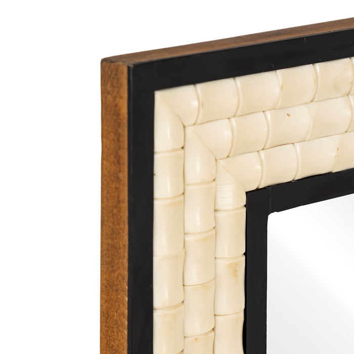 Atlas Lighting Sana Mirror, Ivory