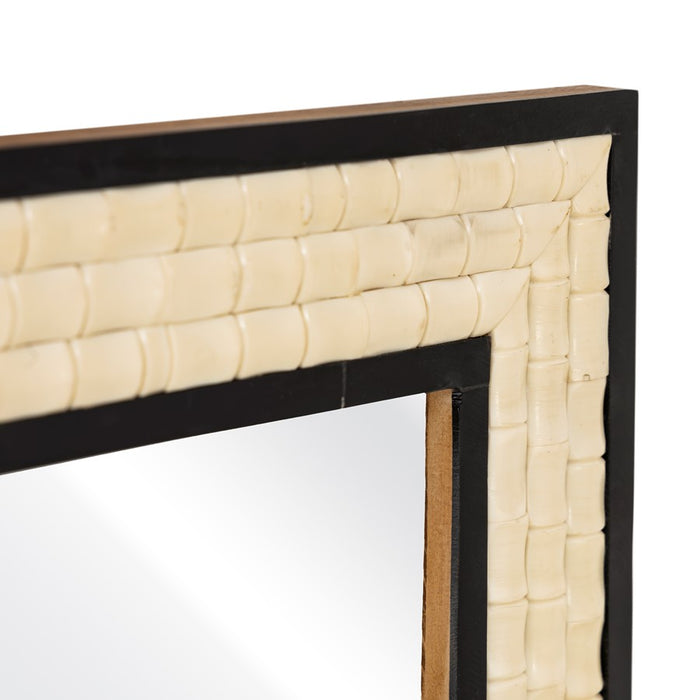 Atlas Lighting Sana Mirror, Ivory