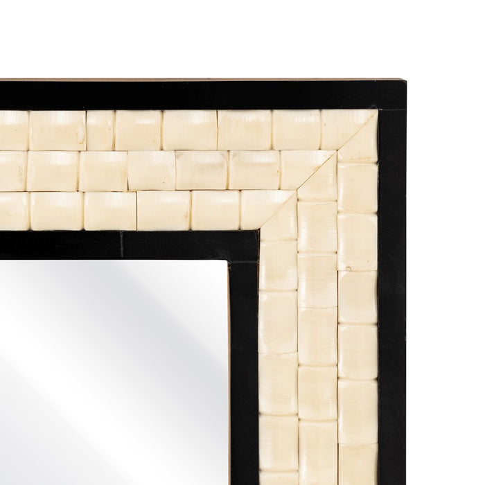 Atlas Lighting Sana Mirror, Ivory