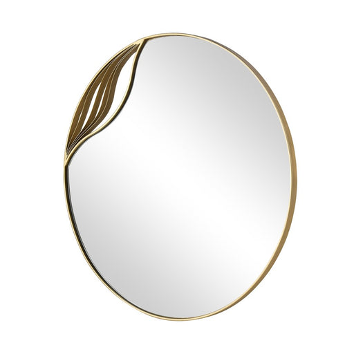 Atlas Lighting Stiller Wall Mirror, Brass