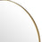 Atlas Lighting Stiller Wall Mirror, Brass