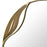 Atlas Lighting Stiller Wall Mirror, Brass