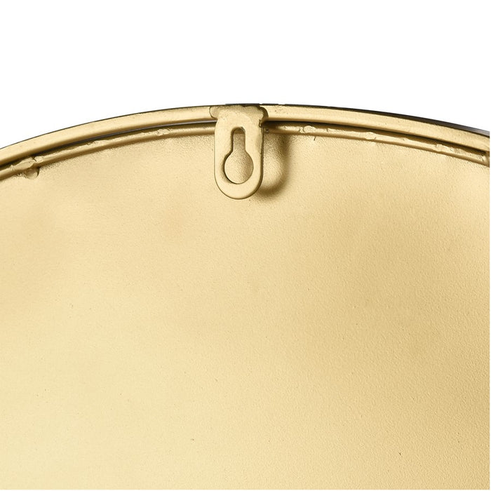 Atlas Lighting Stiller Wall Mirror, Brass