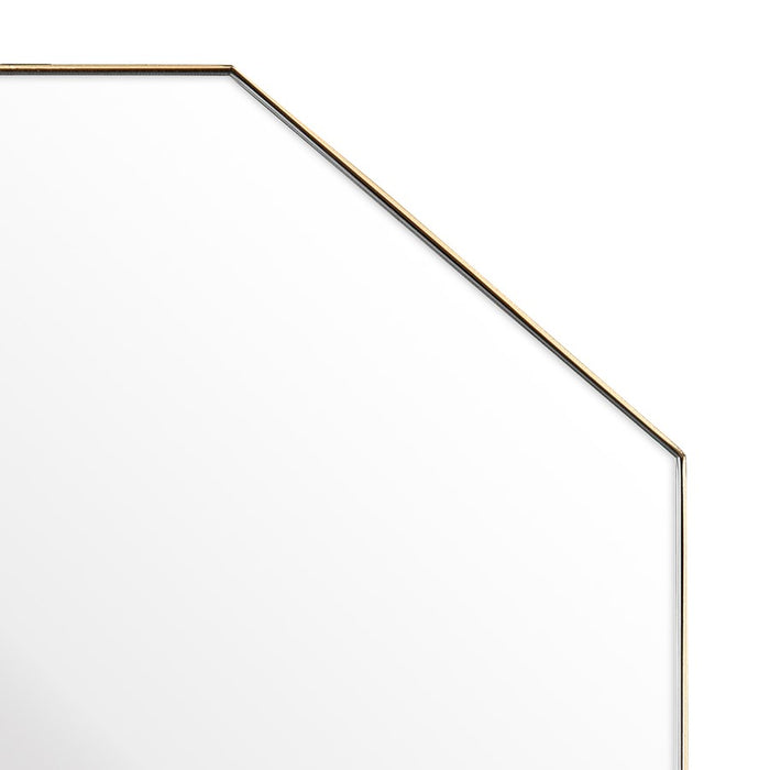 Atlas Lighting Teddy Wall Mirror, Brass