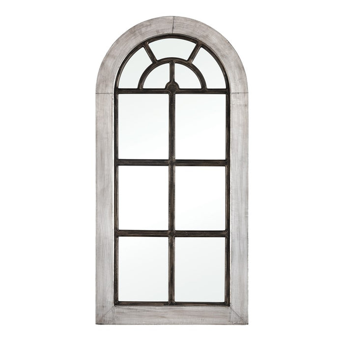 Atlas Lighting Upland Wall Mirror, Whitewash