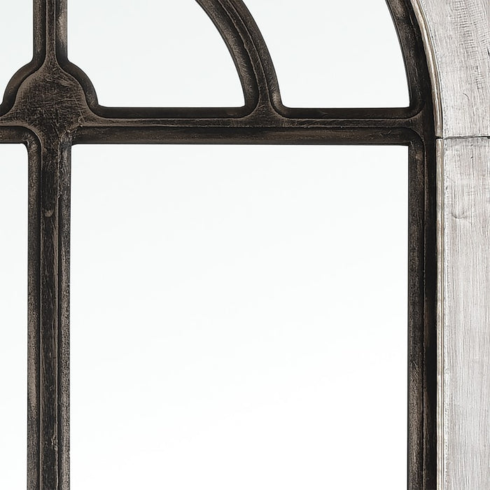 Atlas Lighting Upland Wall Mirror, Whitewash