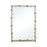 Atlas Lighting Violetta Mirror, Rectangular Polished Nickel