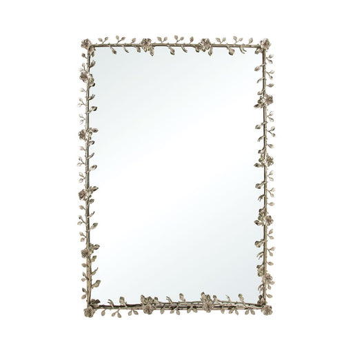 Atlas Lighting Violetta Mirror, Rectangular Polished Nickel