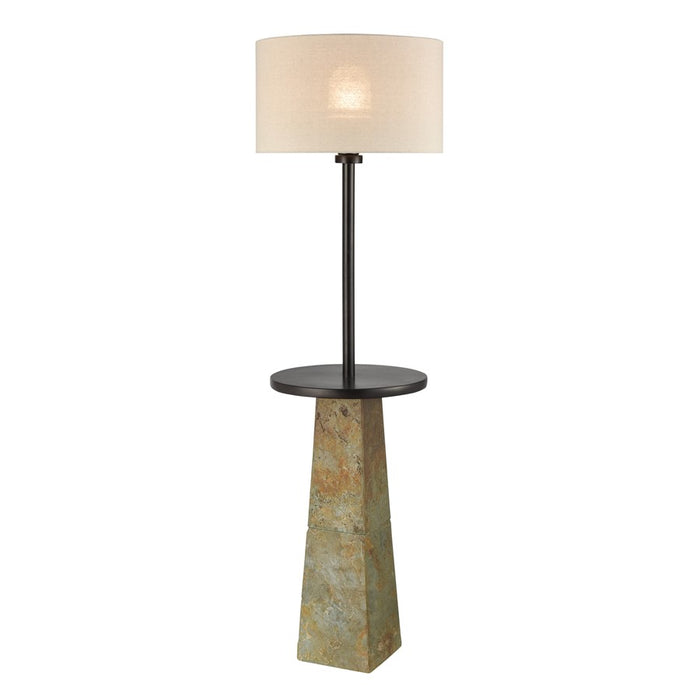 Atlas Lighting Musee 62'' High 1Lt Outdoor Floor Lamp, Slate/Gray