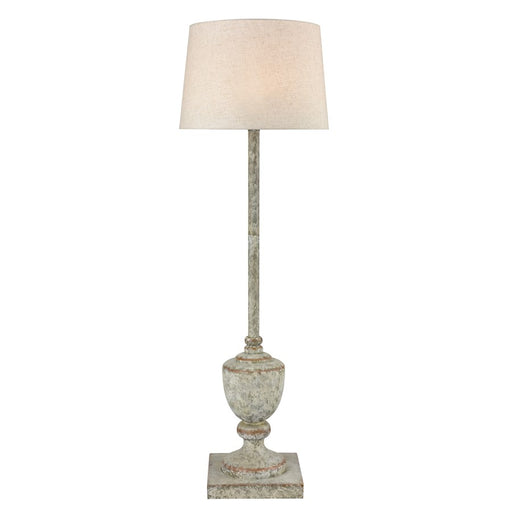 Atlas Lighting Regus 51'' High 1Lt Outdoor Floor Lamp, Gray/Natural