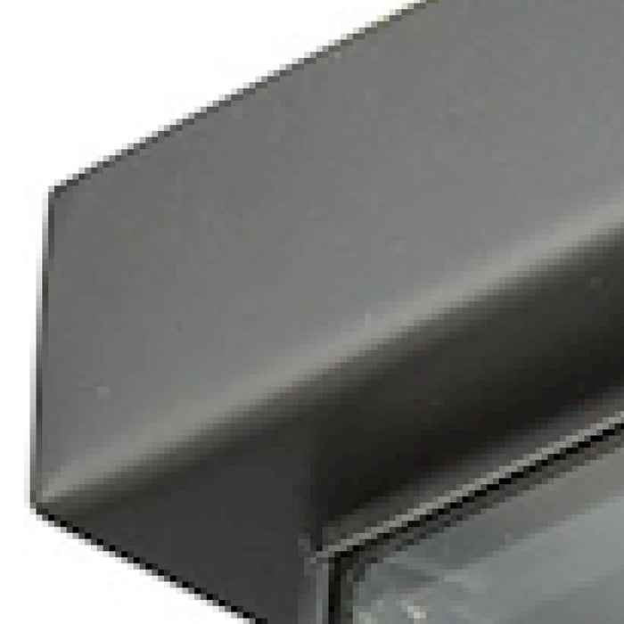 Atlas Lighting Lankford 10''W 2Lt Outdoor Flush Mount, Bronze/Clear