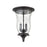 Atlas Lighting Trinity 9''W 2Lt Outdoor Flush Mount, Bronze/Clear