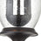 Atlas Lighting Trinity 9''W 2Lt Outdoor Flush Mount, Bronze/Clear