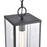 Atlas Lighting Augusta 7'' Wide 1Lt Outdoor Pendant, Black/Clear
