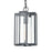 Atlas Lighting Bianca 8'' Wide 1Lt Outdoor Pendant, Aged Zinc/Clear