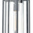 Atlas Lighting Bianca 8'' Wide 1Lt Outdoor Pendant, Aged Zinc/Clear