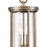 Atlas Lighting Brison 8'' Wide 2Lt Outdoor Pendant, Brass/Clear