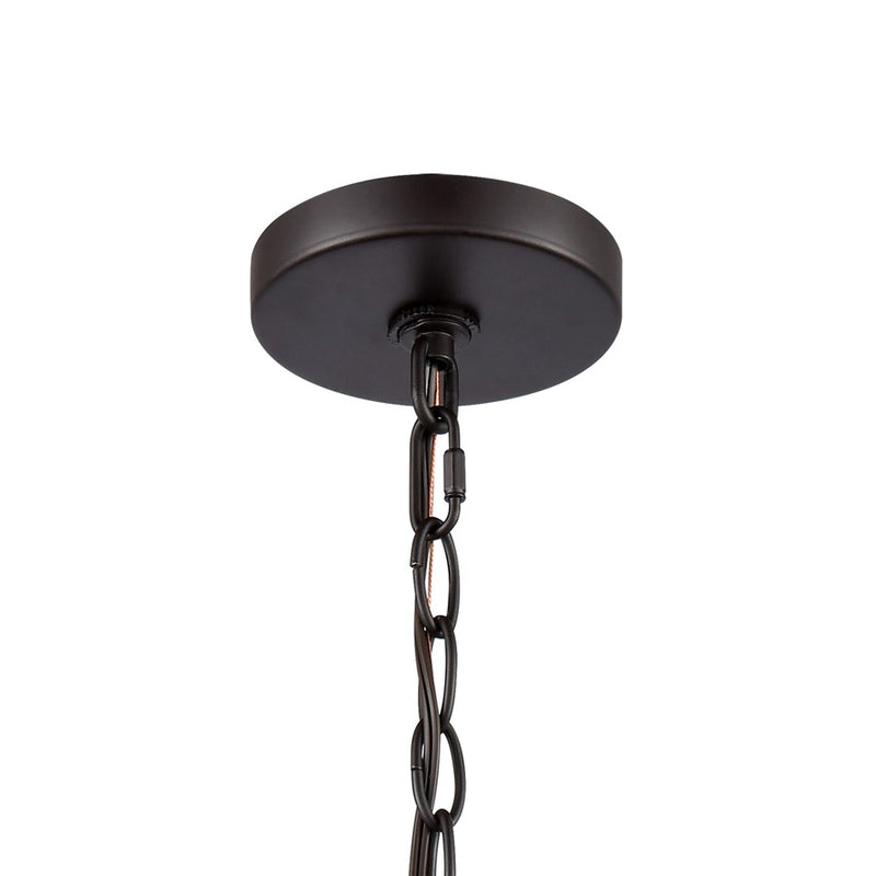 Atlas Lighting Cedar Park 13'' Wide 1Lt Outdoor Pendant, Bronze