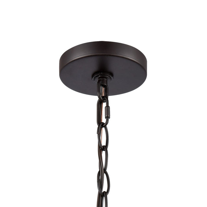 Atlas Lighting Cedar Park 13'' Wide 1Lt Outdoor Pendant, Bronze